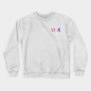 Patriotic front and back designs Crewneck Sweatshirt